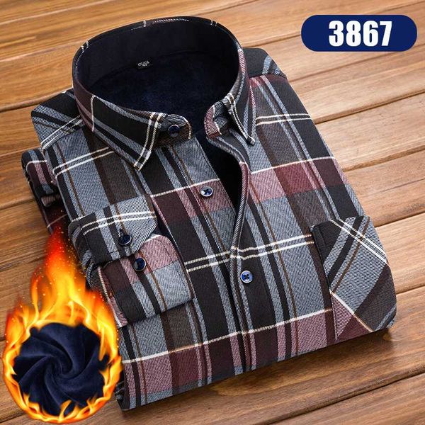 men's dress shirts autumn winter classic business men plus velvet warm long sleeve turndown collar thick print shirt, White;black
men's dress shirts autumn winter classic business men plus velvet warm long sleeve turndown collar thick print shirt, White;black