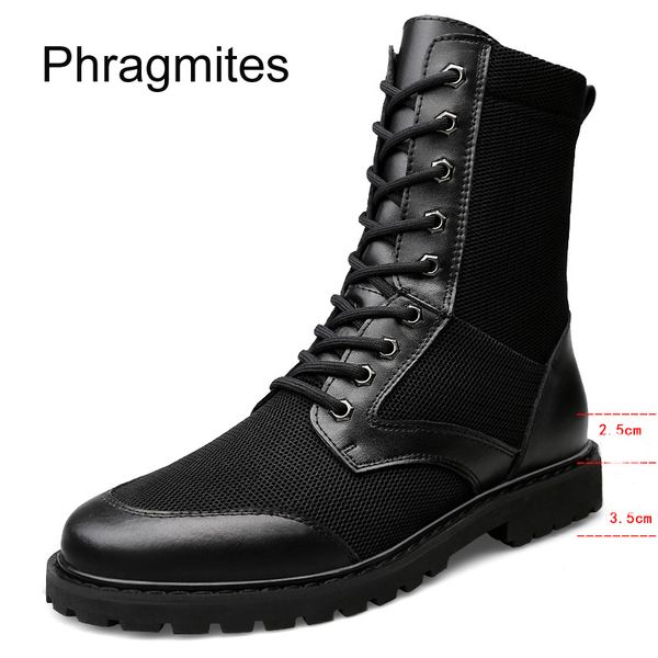 phragmites 2020 new spring summer boots increased heels army boots men's desert tactical boot shoes #46, Black
phragmites 2020 new spring summer boots increased heels army boots men's desert tactical boot shoes #46, Black
