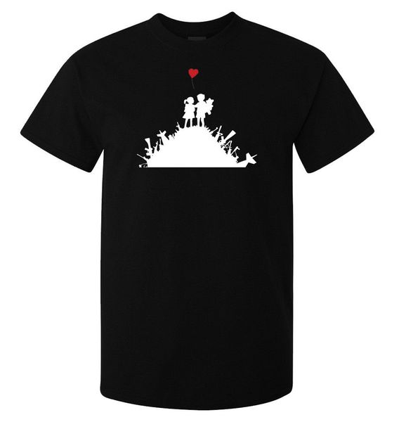 banksy street art make love not war men's t shirt black retro tee shirt
banksy street art make love not war men's t shirt black retro tee shirt