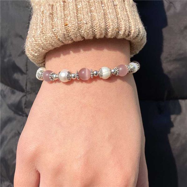 wholesale pink cat eye quartz stone white pearl beads diy bracelet female handmade jewelry women girl female elegant pearl gifts, Black
wholesale pink cat eye quartz stone white pearl beads diy bracelet female handmade jewelry women girl female elegant pearl gifts, Black
