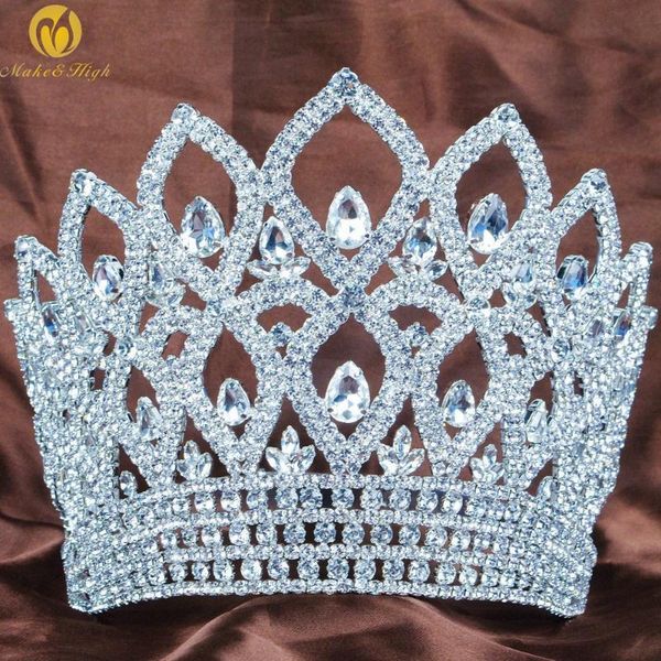 world beauty pageant large 6.5" tiara diadem hair crown austrian rhinestone crystal headband wedding bridal party costumes, Golden;silver
world beauty pageant large 6.5" tiara diadem hair crown austrian rhinestone crystal headband wedding bridal party costumes, Golden;silver