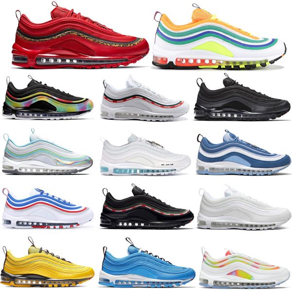 new super blue running shoes men women 97s power black bullet red leopard silver men trainer sneakers size 36-45
new super blue running shoes men women 97s power black bullet red leopard silver men trainer sneakers size 36-45
