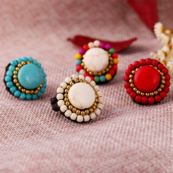 wedding rings 2021 bohemian ethnic stone flower finger 4 colors boho handmade natural adjustable for women fashion jewelry, Slivery;golden
wedding rings 2021 bohemian ethnic stone flower finger 4 colors boho handmade natural adjustable for women fashion jewelry, Slivery;golden