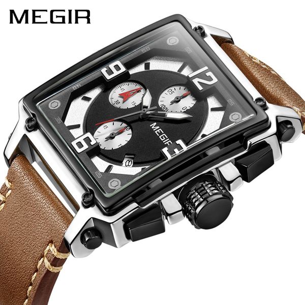 megir quartz watches men luxury sports army chronograph wristwatch brand luminous waterproof relogios masculino clock watch, Slivery;brown
megir quartz watches men luxury sports army chronograph wristwatch brand luminous waterproof relogios masculino clock watch, Slivery;brown