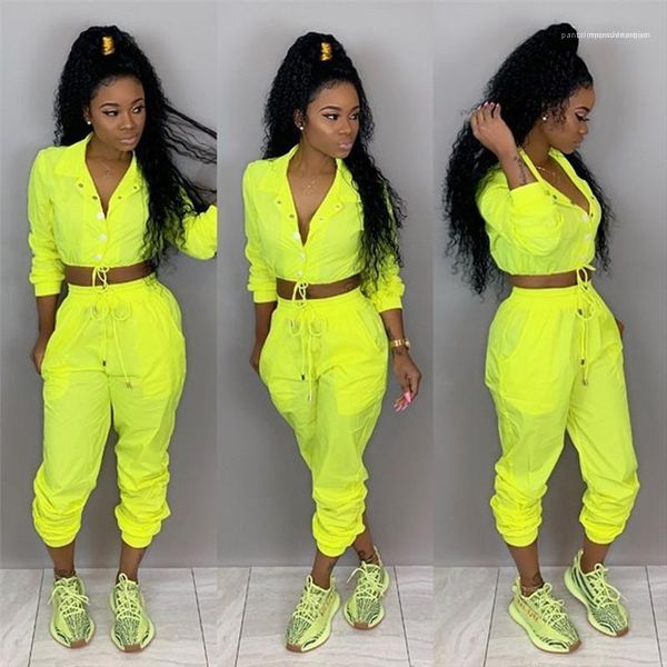 casual apparel spring women 2pcs pants solid color sports set with button female jumpsuit, White
casual apparel spring women 2pcs pants solid color sports set with button female jumpsuit, White