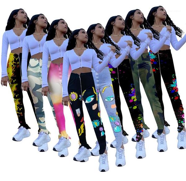 trousers skateboard fashion women designer print pants high waist elasticity pants womens zipper split fare skinny, Black;white
trousers skateboard fashion women designer print pants high waist elasticity pants womens zipper split fare skinny, Black;white