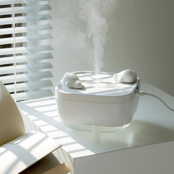 essential oils diffusers 700ml large capacity ultrasonic humidifier usb cute polar bear touch button mist maker with warm light #z
essential oils diffusers 700ml large capacity ultrasonic humidifier usb cute polar bear touch button mist maker with warm light #z