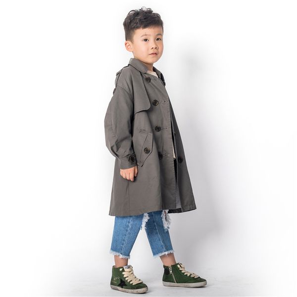 autumn children's trench coat double-breasted girls long outerwear boys jacket kids trench children coats with blets 3-7y, Blue;gray
autumn children's trench coat double-breasted girls long outerwear boys jacket kids trench children coats with blets 3-7y, Blue;gray