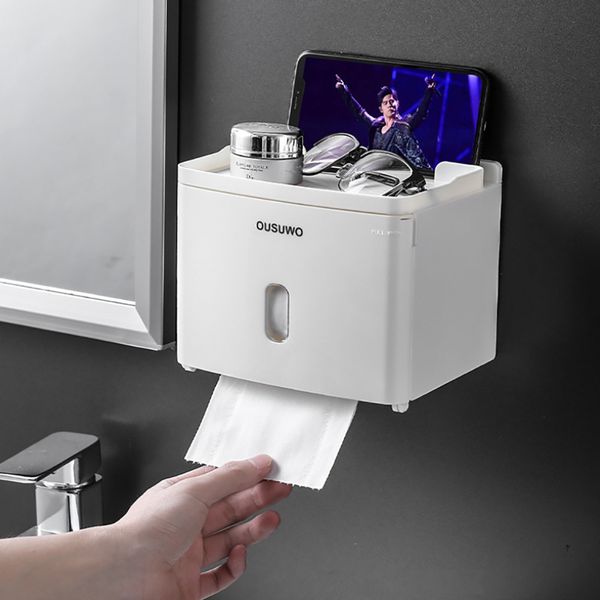 bathroom roll holder wall-mounted toilet paper holder plastic dispenser multifunctional creative tissue box t200425
bathroom roll holder wall-mounted toilet paper holder plastic dispenser multifunctional creative tissue box t200425