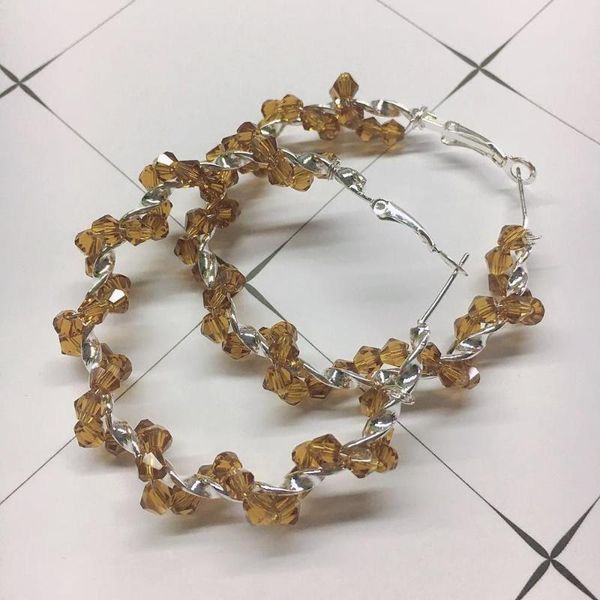 hoop & huggie fashion crystal earrings women's glittering geometric charm design jewelry gifts, Golden;silver 
hoop & huggie fashion crystal earrings women's glittering geometric charm design jewelry gifts, Golden;silver
