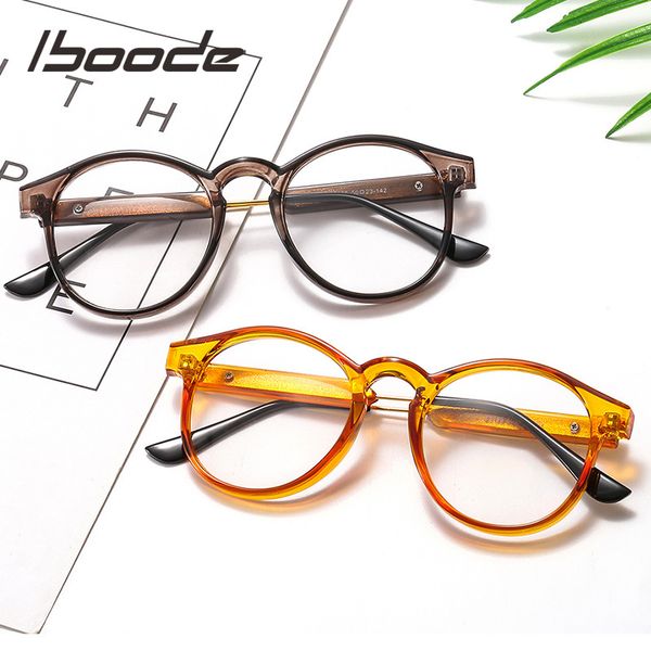 fashion sunglasses frames iboode 2021 jelly color eyeglasses frame women retro round computer goggles optical glasses clear lens spectacles, Black
fashion sunglasses frames iboode 2021 jelly color eyeglasses frame women retro round computer goggles optical glasses clear lens spectacles, Black