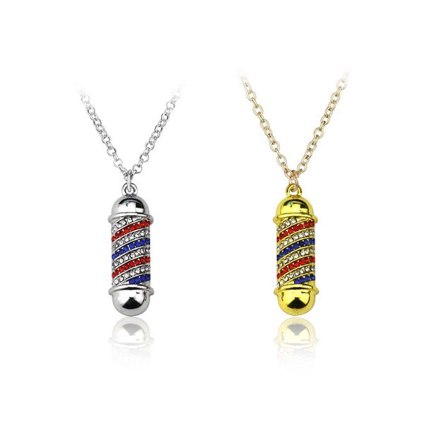creative small pendant barber shop turn light shape necklace men woman and kids simple personality jewelry accessories wholesale, Silver
creative small pendant barber shop turn light shape necklace men woman and kids simple personality jewelry accessories wholesale, Silver