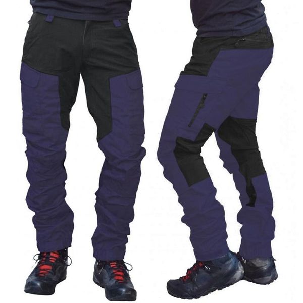 2020 autumn and winter casual mens fashion color block multi pockets sports long cargo pants work trousers for men clothing, Black
2020 autumn and winter casual mens fashion color block multi pockets sports long cargo pants work trousers for men clothing, Black