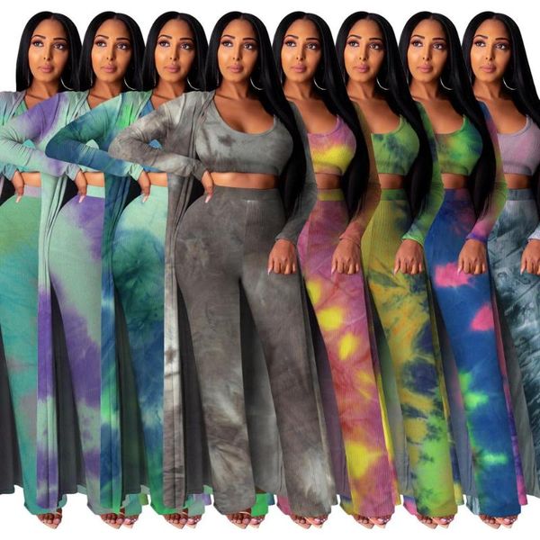felyn 2020 3 pcs women set tie dye x-long outwear tank long pants autumn winter outfits, Gray
felyn 2020 3 pcs women set tie dye x-long outwear tank long pants autumn winter outfits, Gray