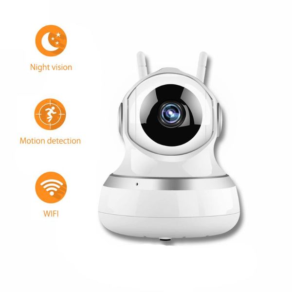 

white 1080p 2mp 720p 1mp ip camera wifi wireless indoor home security ptz surveillance cctv micro sd cloud storage two way audio