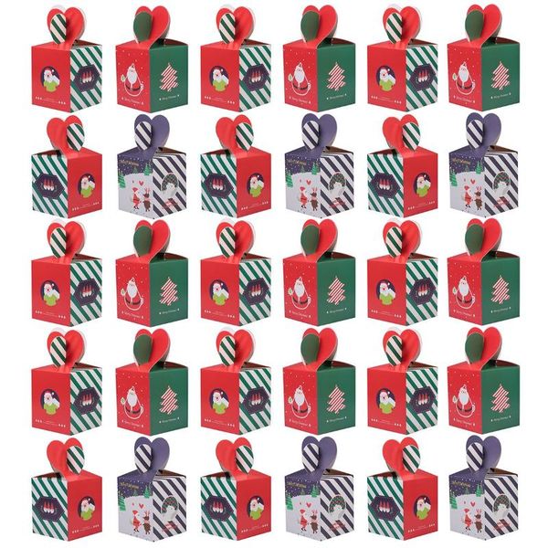 30pcs lovely christmas cake box lovely cartoon cookie box adorable creative storage container holder for candy
30pcs lovely christmas cake box lovely cartoon cookie box adorable creative storage container holder for candy