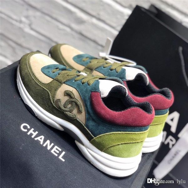 270 tennis sneaker veau velours & fibres mélangées vert & marronk leather suede platform men s ms luxury flat casual shoes size 35-45, Black
270 tennis sneaker veau velours & fibres mélangées vert & marronk leather suede platform men s ms luxury flat casual shoes size 35-45, Black