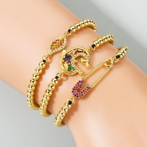 rainbow zirconia dolphin charm bracelet for women cz leaf bead bracelets adjustable gold filled jewellery pride beaded braclets, Golden;silver
rainbow zirconia dolphin charm bracelet for women cz leaf bead bracelets adjustable gold filled jewellery pride beaded braclets, Golden;silver
