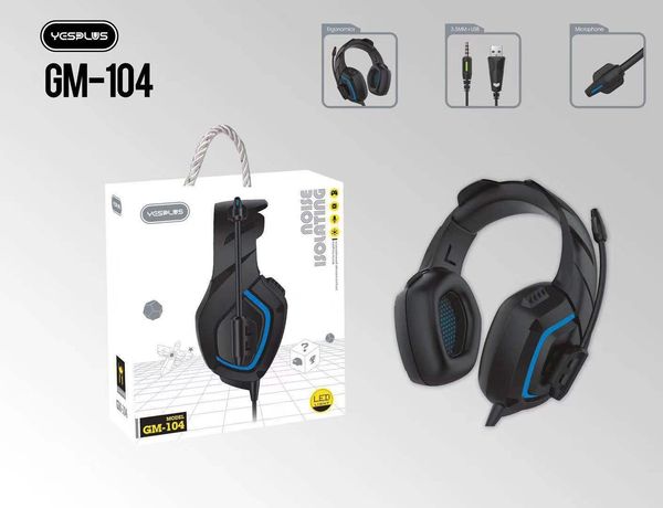 yesplus gm-104 eating chicken hero league luminous game headphones ps4 gaming headset with wheat classic headphones
yesplus gm-104 eating chicken hero league luminous game headphones ps4 gaming headset with wheat classic headphones