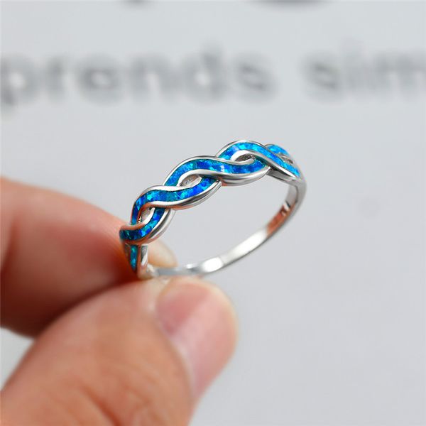 wedding rings vintage female blue white opal ring classic silver color charm hollow infinity thin engagement for women, Slivery;golden
wedding rings vintage female blue white opal ring classic silver color charm hollow infinity thin engagement for women, Slivery;golden