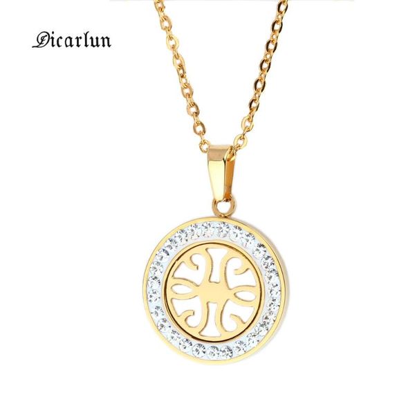 stainless steel chain necklace for womens necklaces jewelry religious symbols vintage pendant zircon necklace rose gold chain, Silver
stainless steel chain necklace for womens necklaces jewelry religious symbols vintage pendant zircon necklace rose gold chain, Silver