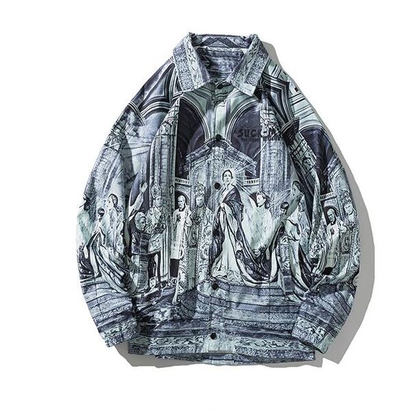 hip hop painting print cargo jackets men streetwear color jacket loose windbreaker outwear, Black;brown
hip hop painting print cargo jackets men streetwear color jacket loose windbreaker outwear, Black;brown