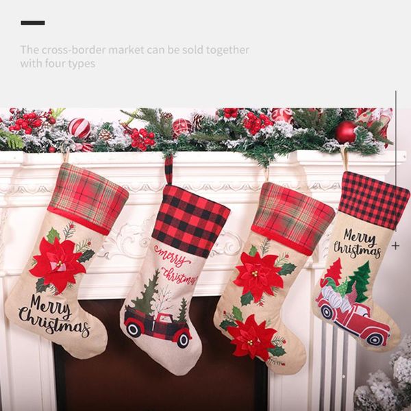 new year christmas stocking sack xmas gift candy bag noel christmas decorations for home natal navidad sock tree decor
new year christmas stocking sack xmas gift candy bag noel christmas decorations for home natal navidad sock tree decor