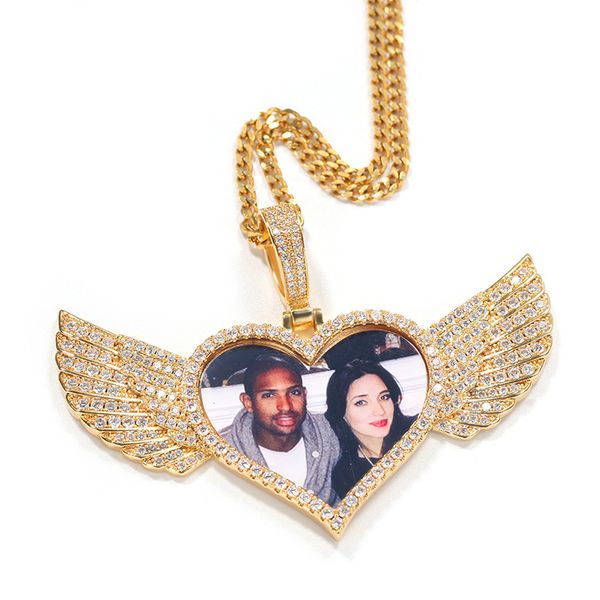 hip hop bling iced out p frame memory medallions angel wing heart shape cz pendants necklace for men women lovers jewelry, Silver
hip hop bling iced out p frame memory medallions angel wing heart shape cz pendants necklace for men women lovers jewelry, Silver