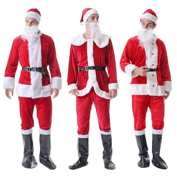 взрослый костюм санта-клауса костюм xmas косплей prop пальто брюки hat beard belt обувь рождество санта-клаус косплей костюм, Blue;gray
взрослый костюм санта-клауса костюм xmas косплей prop пальто брюки hat beard belt обувь рождество санта-клаус косплей костюм, Blue;gray