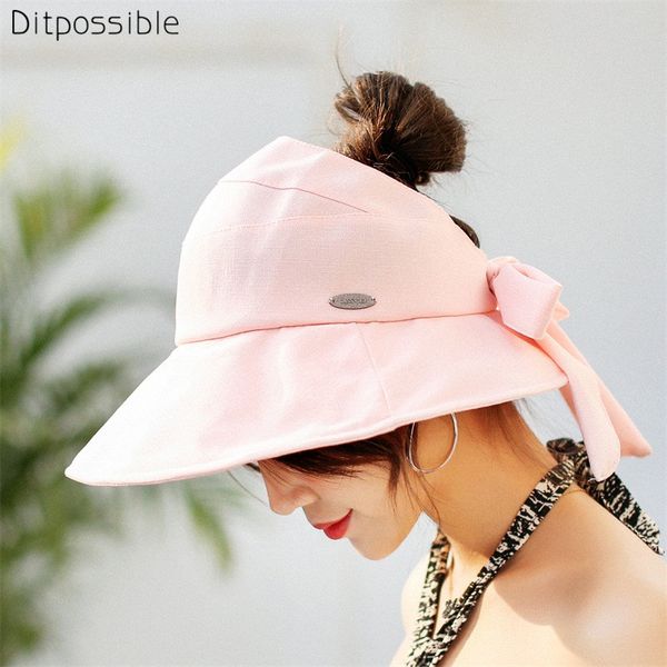 wide brim hats ditpossible classic solid summer women cotton visors bucket hat beach flat caps for, Blue;gray
wide brim hats ditpossible classic solid summer women cotton visors bucket hat beach flat caps for, Blue;gray