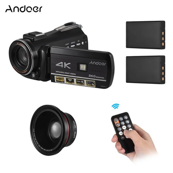 andoer ac3 4k uhd 24mp digital video camera ir 3.0" lcd touchscreen shoe mount with 2pcs batteries+extra 0.39x angle lens
andoer ac3 4k uhd 24mp digital video camera ir 3.0" lcd touchscreen shoe mount with 2pcs batteries+extra 0.39x angle lens