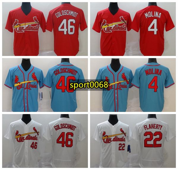 4 yadier molina 46 paul goldschmidt 1 ozzie smith jersey st. louis cardinals jersey majestic cool baseball mens 913, Blue;black
4 yadier molina 46 paul goldschmidt 1 ozzie smith jersey st. louis cardinals jersey majestic cool baseball mens 913, Blue;black