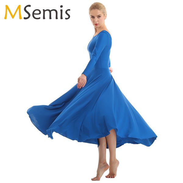 stage wear women lyrical dance costume ballet dress polyester round neck long sleeves loose fit liturgical praise, Black;red
stage wear women lyrical dance costume ballet dress polyester round neck long sleeves loose fit liturgical praise, Black;red