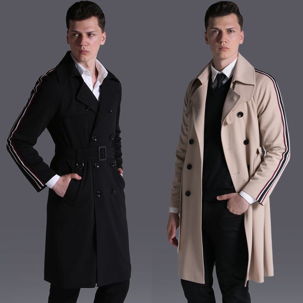 style trench long coat luxury double breasted ribbon mens jackets and coats men windbreaker plus size 5xl 6xl, Tan;black
style trench long coat luxury double breasted ribbon mens jackets and coats men windbreaker plus size 5xl 6xl, Tan;black