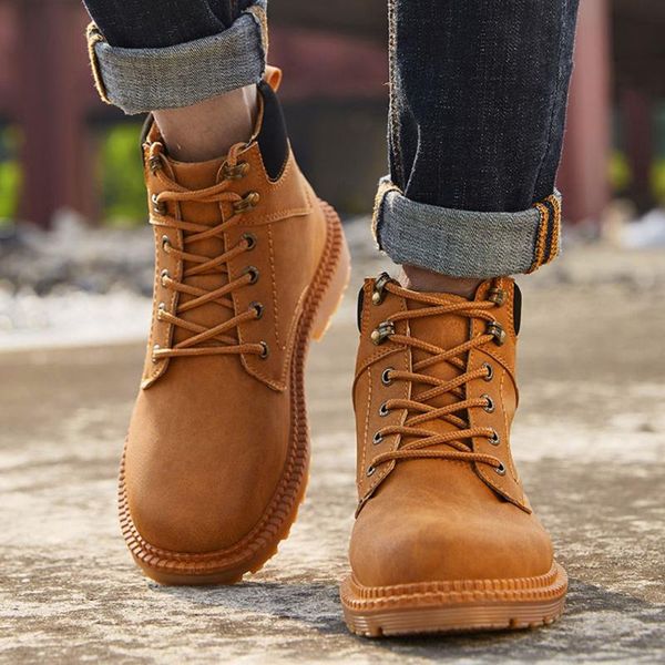 youyedian leather ankle boots men black leather boots men's work low-heeled lace up shoe work boot botines hombre#910
youyedian leather ankle boots men black leather boots men's work low-heeled lace up shoe work boot botines hombre#910
