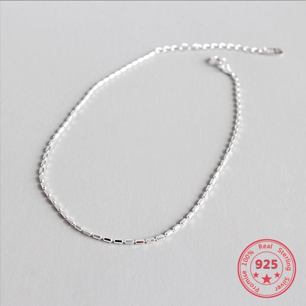anklets 2021 s925 sterling silver for women personality handmade design bamboo flower barrel bead white anklet exquisite jewelry, Red;blue
anklets 2021 s925 sterling silver for women personality handmade design bamboo flower barrel bead white anklet exquisite jewelry, Red;blue