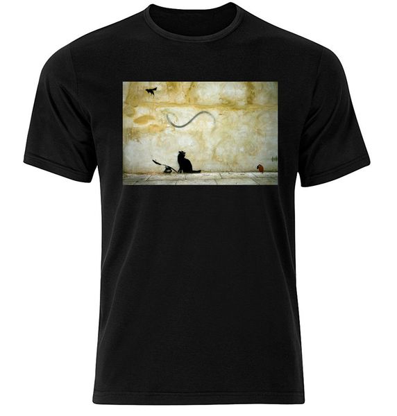 cat mouse banksy - graphic cotton t shirt short & long sleeve adults casual tee shirt
cat mouse banksy - graphic cotton t shirt short & long sleeve adults casual tee shirt
