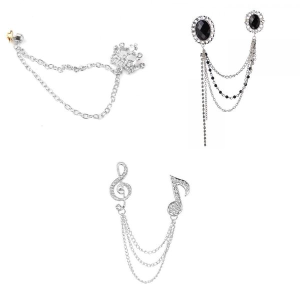 мода кристалл кисточки gem music symbol корона цепи костюм воротник брошь pins, Gray
мода кристалл кисточки gem music symbol корона цепи костюм воротник брошь pins, Gray