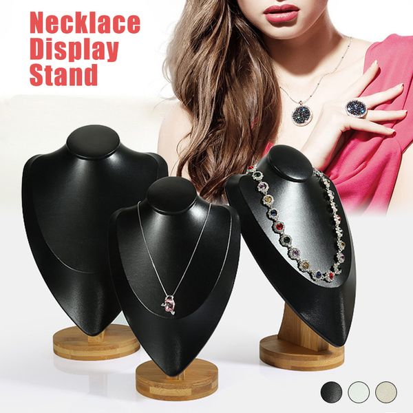 1pcs white velvet fabric display holder black imitation pu leather jewelry display stand for earrings necklace mannequin holder, Pink;blue
1pcs white velvet fabric display holder black imitation pu leather jewelry display stand for earrings necklace mannequin holder, Pink;blue