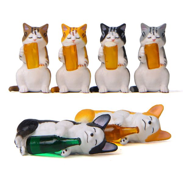 1pc funny cat dog drink wine cartoon animal figurine model garden fairy decor glass diy accessories home decoration miniature
1pc funny cat dog drink wine cartoon animal figurine model garden fairy decor glass diy accessories home decoration miniature