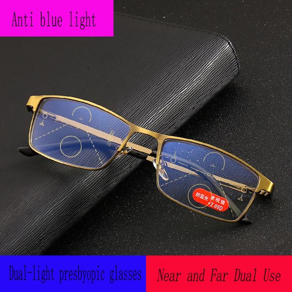 new women anti-blu-ray smart progressive reading glasses men progressive multifocal glasses far sight diopter reader, White;black
new women anti-blu-ray smart progressive reading glasses men progressive multifocal glasses far sight diopter reader, White;black