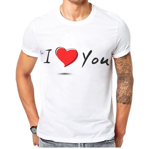 2019 couple i love you letter print men t-shirt 100% cotton short-sleeved white tee shirts man fashion funny lovers mens t shirt
2019 couple i love you letter print men t-shirt 100% cotton short-sleeved white tee shirts man fashion funny lovers mens t shirt