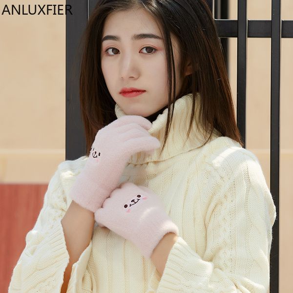 five fingers gloves h10000 winter knitted women warm thermal mittens korean leisure thickened leakage touch screen cute cartoon hand muff, Blue;gray
five fingers gloves h10000 winter knitted women warm thermal mittens korean leisure thickened leakage touch screen cute cartoon hand muff, Blue;gray