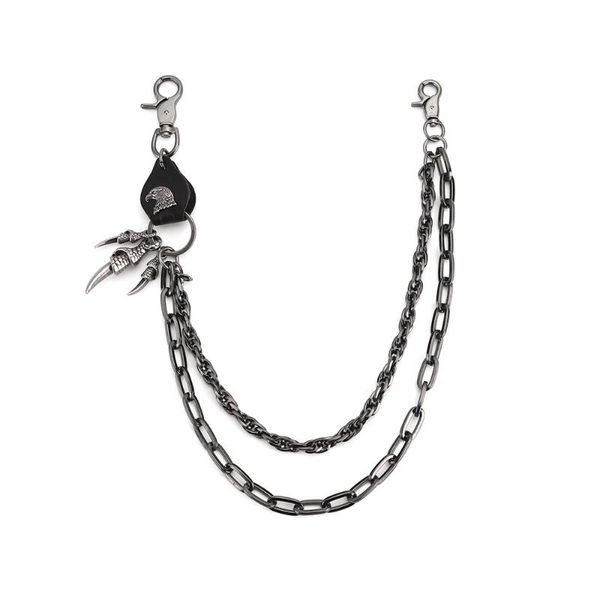 black visual heavy gothic pants trousers jean wallet ghost rock punk hip- metal keychain pants chain fashion men jewelry dr89, Silver
black visual heavy gothic pants trousers jean wallet ghost rock punk hip- metal keychain pants chain fashion men jewelry dr89, Silver