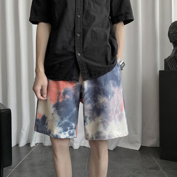 summer new men's casual cropped youth korean style tie-dyed ankle-length shorts beach pants loose thin beach pants student shorts avzlr, Blue
summer new men's casual cropped youth korean style tie-dyed ankle-length shorts beach pants loose thin beach pants student shorts avzlr, Blue
