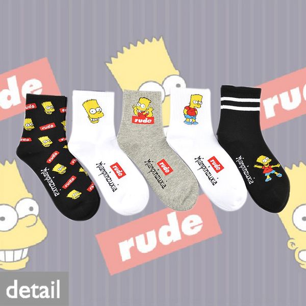 autumn and winter new simpson men's mid-calf personalized deodorant sweat-absorbent cotton cotton socks sports socks csf9c, Black
autumn and winter new simpson men's mid-calf personalized deodorant sweat-absorbent cotton cotton socks sports socks csf9c, Black
