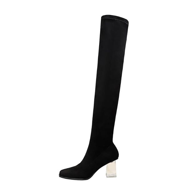 women winter boots black plush women long boots chunky heels transparent heel thigh high over the knee boots slim
women winter boots black plush women long boots chunky heels transparent heel thigh high over the knee boots slim