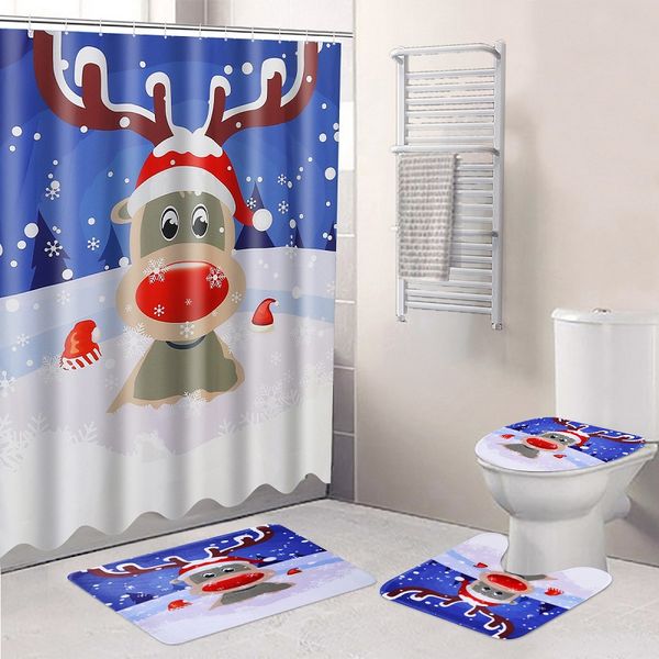 shower curtains christmas snowman bathroom suit reindeer waterproof bath toilet cover mat non slip rug set
shower curtains christmas snowman bathroom suit reindeer waterproof bath toilet cover mat non slip rug set