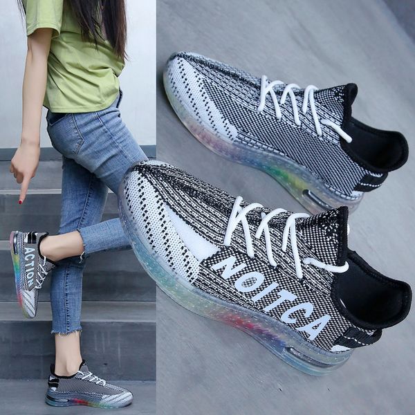 women's stretch socks shoes 2020 summer new comfortable breathable casual lace-up slimming colorful bottom all-match dad shoes, Black
women's stretch socks shoes 2020 summer new comfortable breathable casual lace-up slimming colorful bottom all-match dad shoes, Black