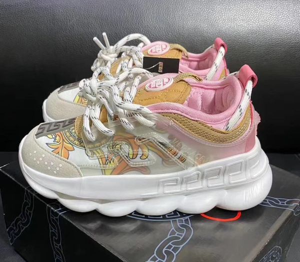 2020 infant kids running chained shoes rubber 1 suede youth junior sports trainers big small boy girl children link-embossed one 26-37, Black
2020 infant kids running chained shoes rubber 1 suede youth junior sports trainers big small boy girl children link-embossed one 26-37, Black